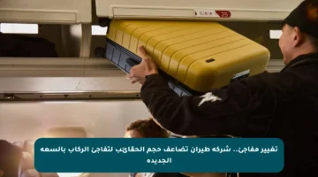 تغيير مفاجئ.. شركة طيران تضاعف حجم الحقائب لتفاجئ الركاب بالسعة الجديدة